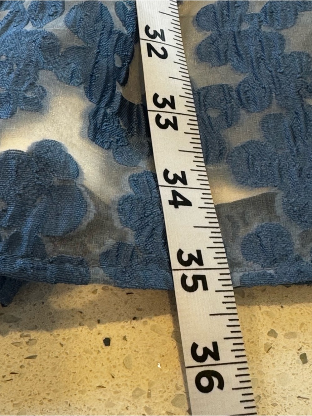 Maeve Anthropologie Blue Textured Tiered Mini Dress Small Puff Sleeve Romantic - Picture 12 of 16